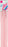 Coil Separating Zipper 14"-Light Pink