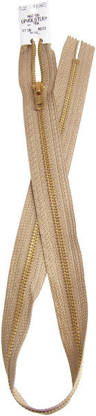 Upholstery Zipper 27"-Beige