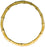 Bamboo Bag Handle 7-1/2" Round-Natural