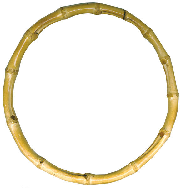 Bamboo Bag Handle 7-1/2" Round-Natural