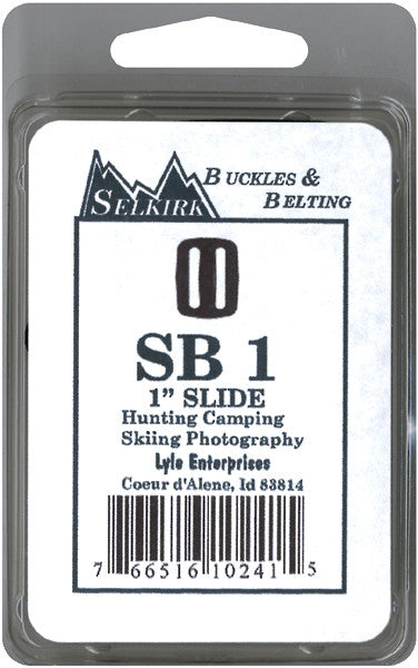Standard Slide 1" 3/Pkg-Black