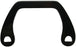 Plastic Purse Handle 8-1/4"X5" -Black