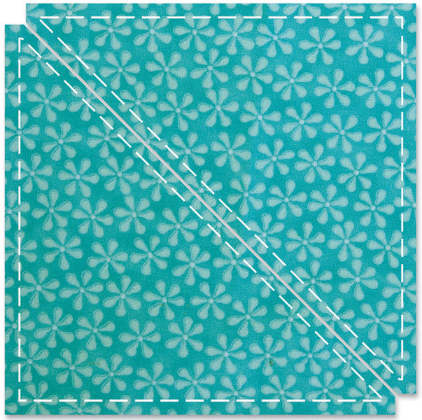 GO! Fabric Cutting Dies-Triangle 6-1/2" Quilt Block C