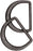 D-Rings 1-3/16" 2/Pkg-Black Nickel