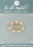 Genuine Rhinestone Buckle 35mm Oval-Gold/Pearl