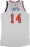 Jason Smith Jersey - NY Knicks 2014-2015 Game Used #14 White/Blue/Orange Jersey (3XL)
