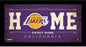 Los Angeles Lakers 10x20 Home Sweet Home Sign