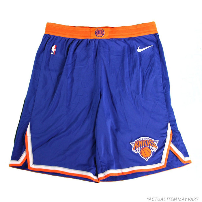 Troy Williams New York Knicks Game Used #0 Blue Game Shorts  (XL)