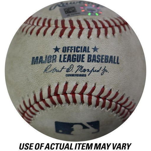 Braves at Yankees 7-3-2018 Game Used Baseball