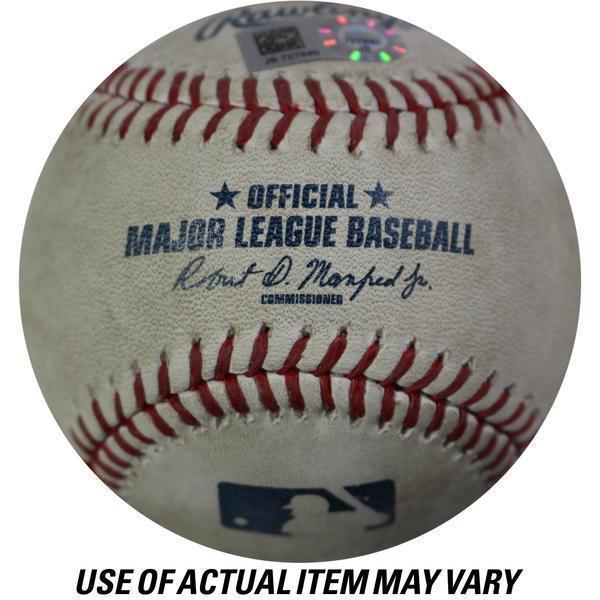 Braves at Yankees 7-3-2018 Game Used Baseball