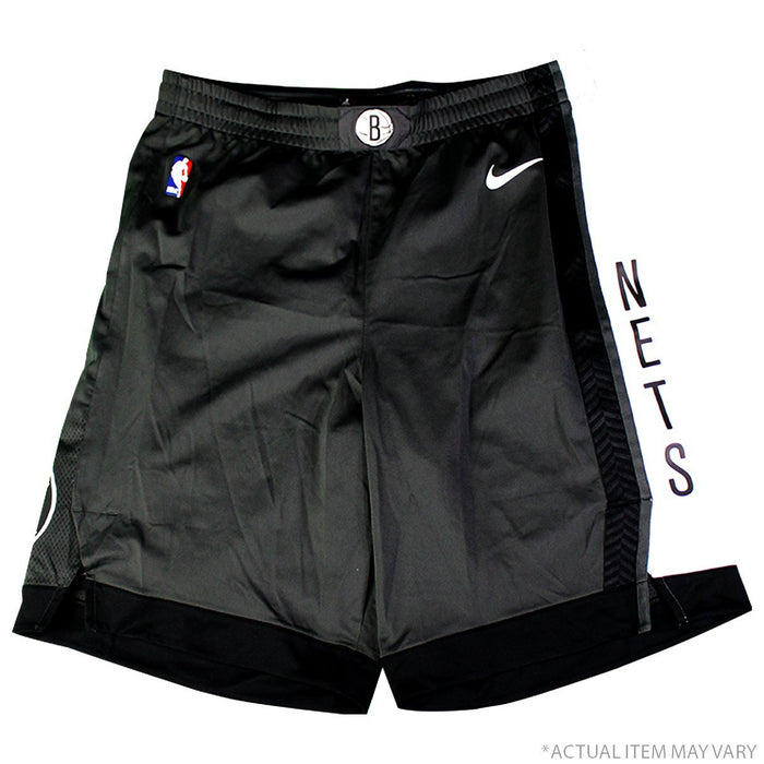 Jacob Wiley Brooklyn Nets Game Used #21 Grey Statement Shorts (XL)