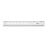 Acme United Corporation Plastic Ruler, 12" Long, Clear