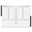 Calendar Set, Jan.-Dec., Desk Size, 5-1/2"x8-1/2"
