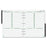 Calendar Set, Jan.-Dec., Folio Size, 8-1/2"x11"