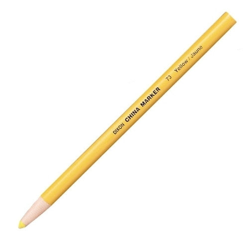 Dixon Ticonderoga Company China Marker, Nontoxic, Paper Wrapped, Yellow