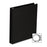 Sparco Products 3-Ring Binder, 1" Capacity, 8-1/2"x5-1/2", Black