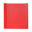 Sparco Products Report Covers,w/ 3 Fasteners,1/2" Capacity,25/BX,Red