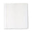 Sparco Products Report Covers,w/ 3 Fasteners,1/2" Capacity,25/BX,White