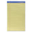 Sparco Products Perforated Legal Pad, 2 HP, 50 Sheets, 8-1/2"x14", Canary