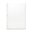 Sparco Products Reinforced Filler Paper, Plain, 11"x8-1/2", White
