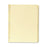Sparco Products Plastic Tab Index, 3HP, A-Z, 11"x8-1/2", 25/ST, Buff