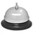 Sparco Products Nickel Plated Call Bell,2-3/4" High,3-3/8" Base,Chrome/Black