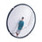 See-All Industries Round Glass Convex Mirror, 12", Adjustable Brackets