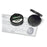 Baumgartens Finger Print Pad, 1-5/8"x1-5/8"x1/2", Black