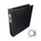Acco/Wilson Jones 3 Ring Vinyl Binder, 1-1/2"Capacity, 11"x8-1/2", Black