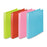 Acco/Wilson Jones Accohide Poly Binder, 1/2" Round, 3-Ring, Letter, Assorted