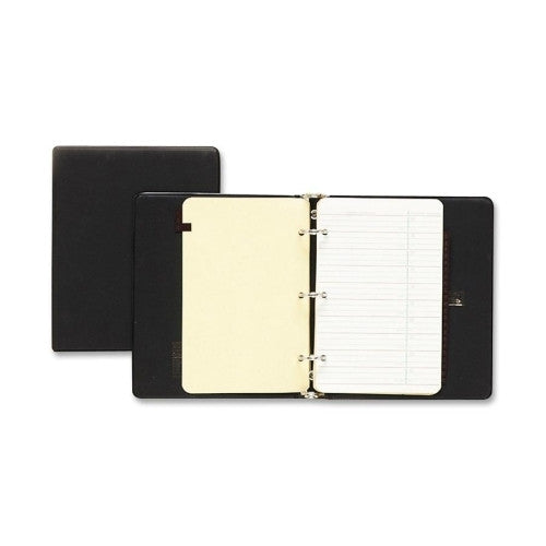 Acco/Wilson Jones Phone/Address Binder, 1600-Entry Cap, 8-1/2"x5-1/2", Black
