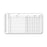 Acco/Wilson Jones Hvywt Ledger Sheets,Multi-Hole Punch,5"x8-1/2",100/PK,WE