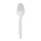 Genuine Joe Spoon, Plastic, Medium-weight, 1000/CT, White