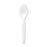 Genuine Joe Polystyrene Spoon, Heavy/Medium Weight, 100/BX, White
