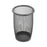 Safco Products Company Steel Mesh Wastebasket, 3 Gallon, 7-1/2"x9", Black