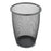 Safco Products Company Steel Mesh Wastebasket, 5 Gallon, 13"x14-1/2", Black