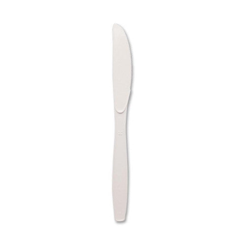 Dixie Foods Heavyweight Knives, 7-1/2" L, 1000/CT, White