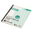 Acco/Wilson Jones Columnar Pad, 8 Columns, 50 Sheets, 11"x16-3/8", Green