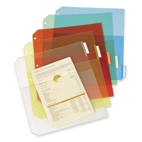 Cardinal Brands, Inc Pocket Binder with Insert, Letter-size, Assorted