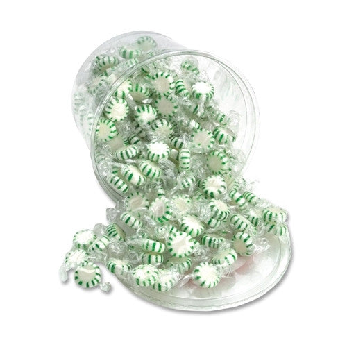 Office Snax Tub of Candy, Spearmint, 2 lb.
