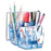 CEP Desktop Organizer,8 Compartments,5-3/5"x6"x3-3/5",Ice Blue