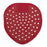 Continental Mfg. Co. Urinal Screens, Strawberry Scent, 12/BX, Red