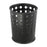 Safco Products Company Bubble Wastebasket, 6 Gallon, 11-3/4"Dx12-1/2"H, BK