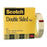 3M Commercial Office Supply Div. Double-sided Tape, 3"Core, 1/2"x1296", 2/PK, Clear