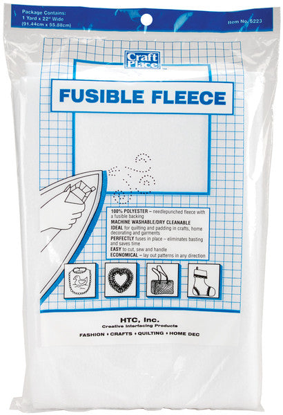 Fusible Fleece-White 36"X22"