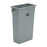 Genuine Joe Waste Container, 23 Gallon, 16-3/4"x9-1/2"x30", Gray