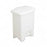 Safco Products Company Plastic Receptacle,Step-On,4 Gallon,12"x10"x15",White
