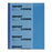 C-Line Products, Inc. Report Covers, w/ Binding Bars, 50/BX, Blue Vinyl