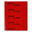 C-Line Products, Inc. Report Covers, w/ Binding Bars, 50/BX, Red Vinyl