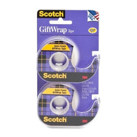 3M Commercial Office Supply Div. Gift Wrap Tape, w/ Dispenser, 3/4